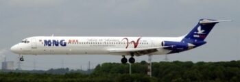 Fokker 100 intérieur siège