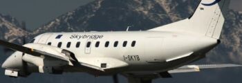 location de jet privé - ATR 42 blanc en vol