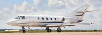 **location jet privé** : Citation VII au coucher du soleil.