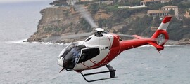 location hélicoptère - intérieur H125 avec sièges en cuir beige
