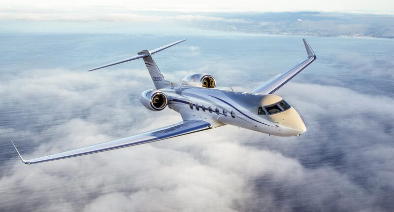 G550 jet privé intérieur