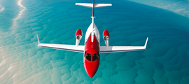 Cessna Citation M2 intérieur cabine beige