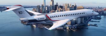 Falcon 7x en vol